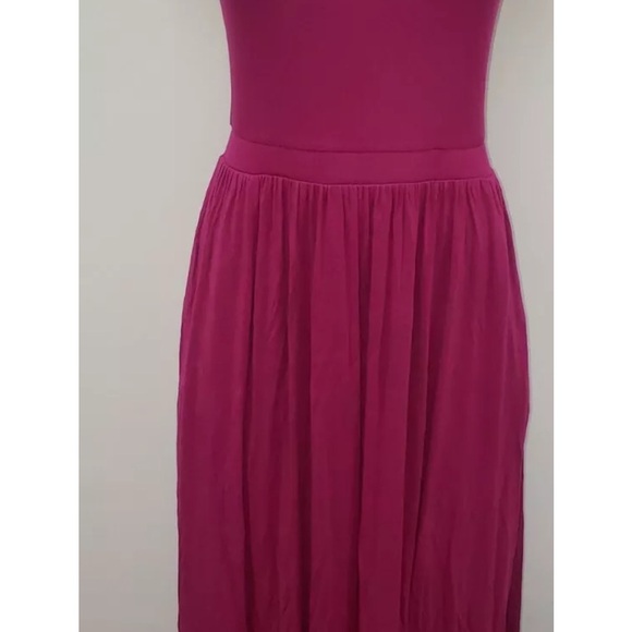 Maeve Anthropologie Maxi Criss Cross Back Pink Size S criss cross back - Picture 1 of 7